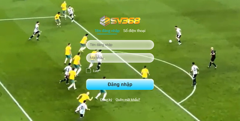 Truy cập đăng nhập SV368 bằng máy tính