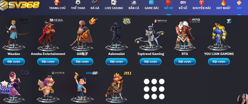 Chọn vào mục rút tiền để thực hiện gửi tiền và tài khoản ngân hàng