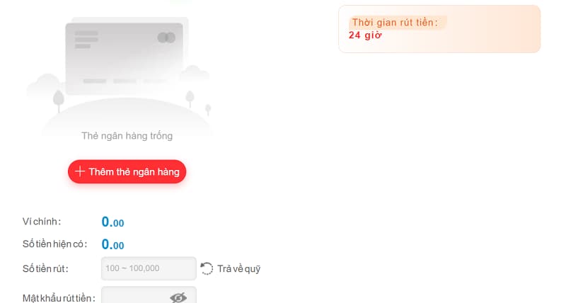 Thêm tài khoản ngân hàng nhận tiền Sv368