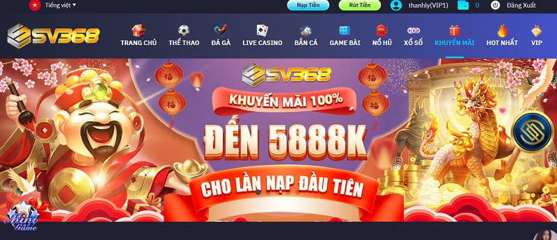 Rút tiền sau khi trải qua đủ vòng chơi tại các sảnh game