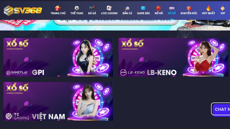 Sảnh xổ số GPI